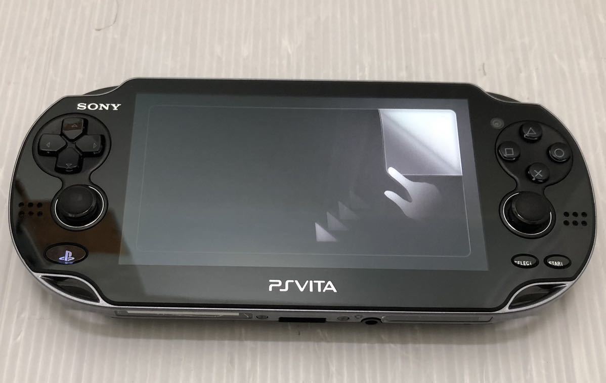 SONY PSVITA 本体のみ PCH-1100 ブラック ver3.74 動作良好 ソニー PlayStation vita 3G/Wi-Fiモデル ヴィータ ソニー Black_画像2