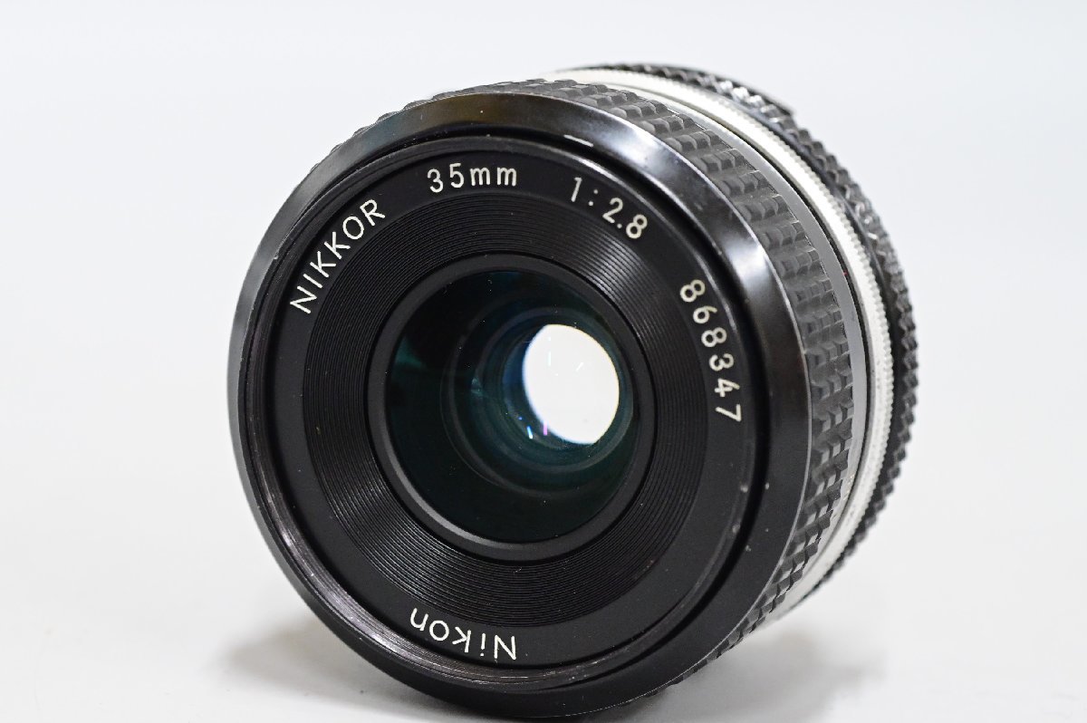 【美品】 Nikon ニコン F3 アイレベル Ai-S 28mm F2.8 Ai 35mm F2.8 フィルムカメラ 一眼レフ マニュアルフォーカス 広角レンズ 標準レンズ_画像9