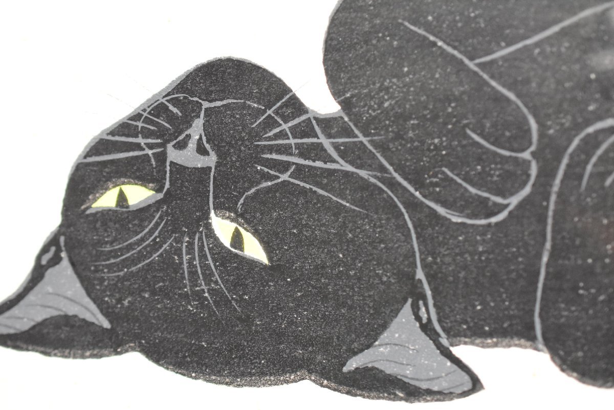 Yahoo!オークション - 【真作】西田忠重『cat(Lie down)』 木 Yahoo!オークション - 【真作】西田忠重『cat(Lie down)』 木
