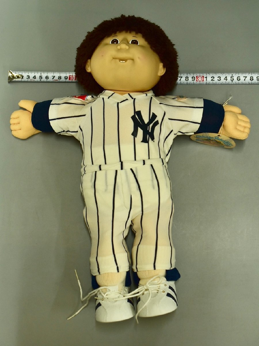 Cabbage Patch Kids　キャベツ畑人形　野球　男の子　ニューヨーク　ヤンキース　箱付　昭和　レトロ MLBオフィシャル【緑和堂】_画像4