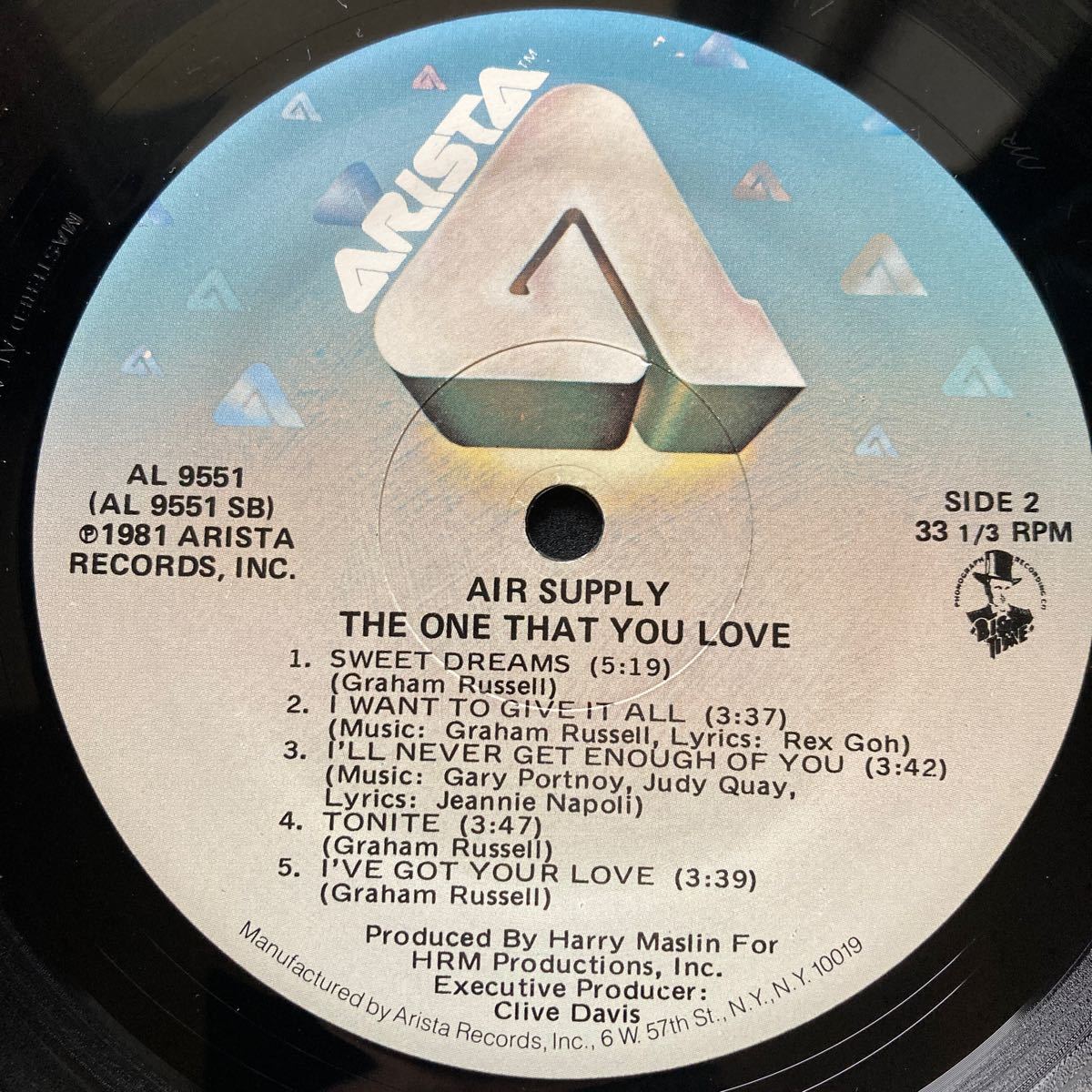 LP AIR SUPPLY / THE ONE THAT YOU LOVE_画像10