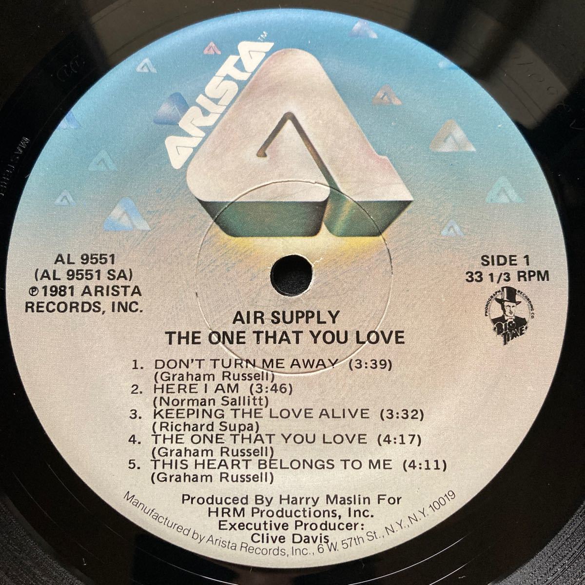 LP AIR SUPPLY / THE ONE THAT YOU LOVE_画像9