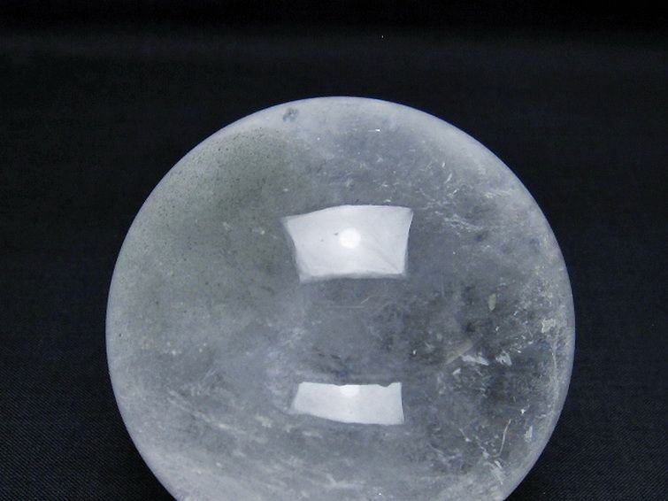 誠安◆超レア最高級天然ヒマラヤガーデン水晶丸玉 73mm [T62-15342]_画像2
