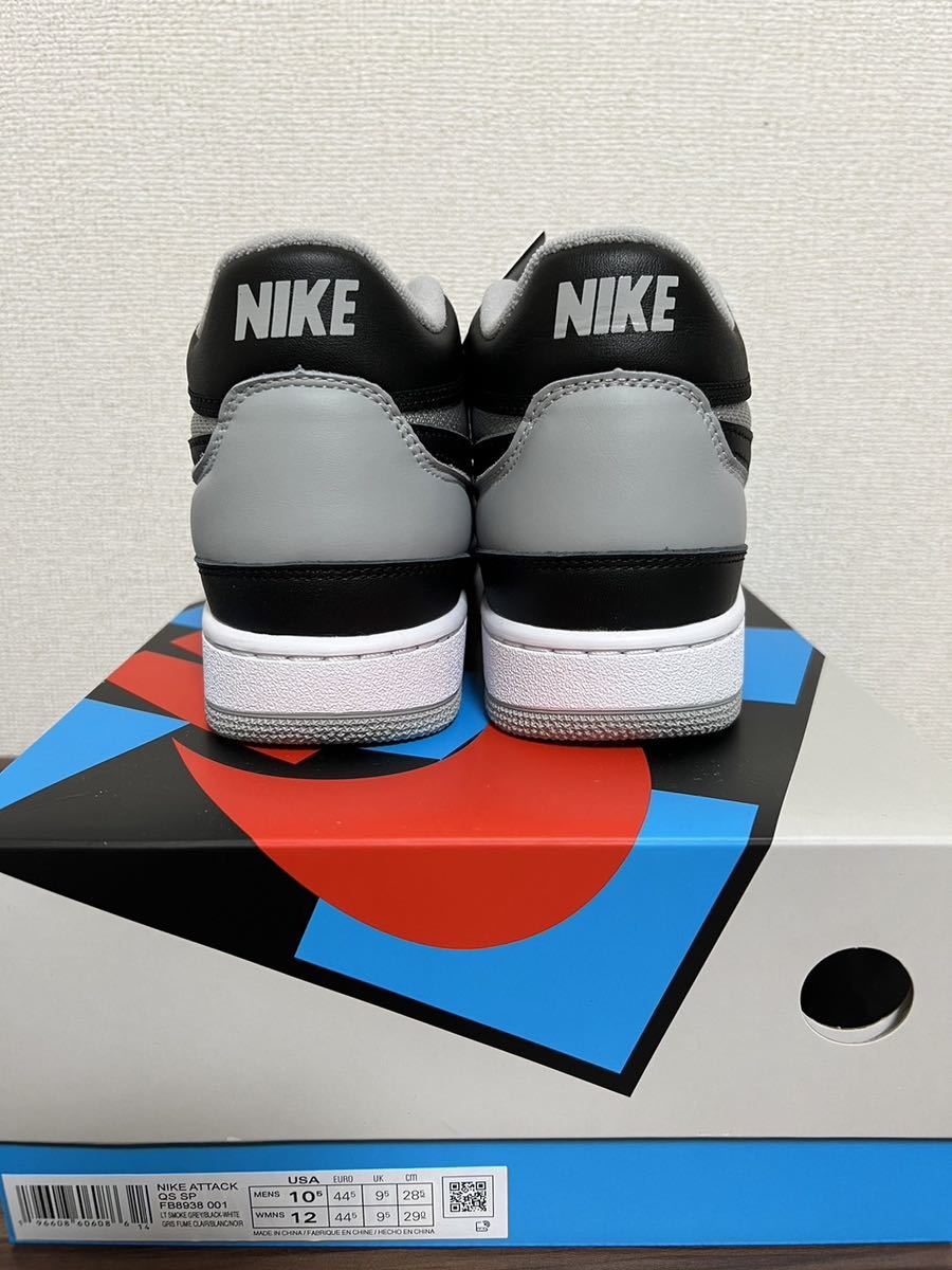 新品未使用 本物正規品Nike Mac Attack QS SP Light Smoke Grey Black White 28.5cm ナイキ マック アタック US10.5_画像4