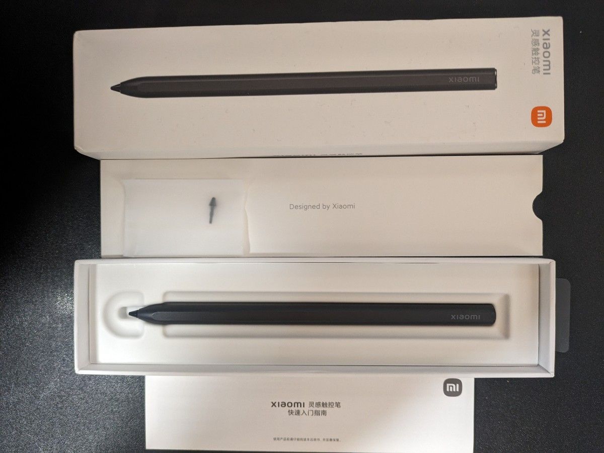 【美品】Xiaomi Smart Pen xiaomi Pad5 対応 スタイラスペン　替芯あり