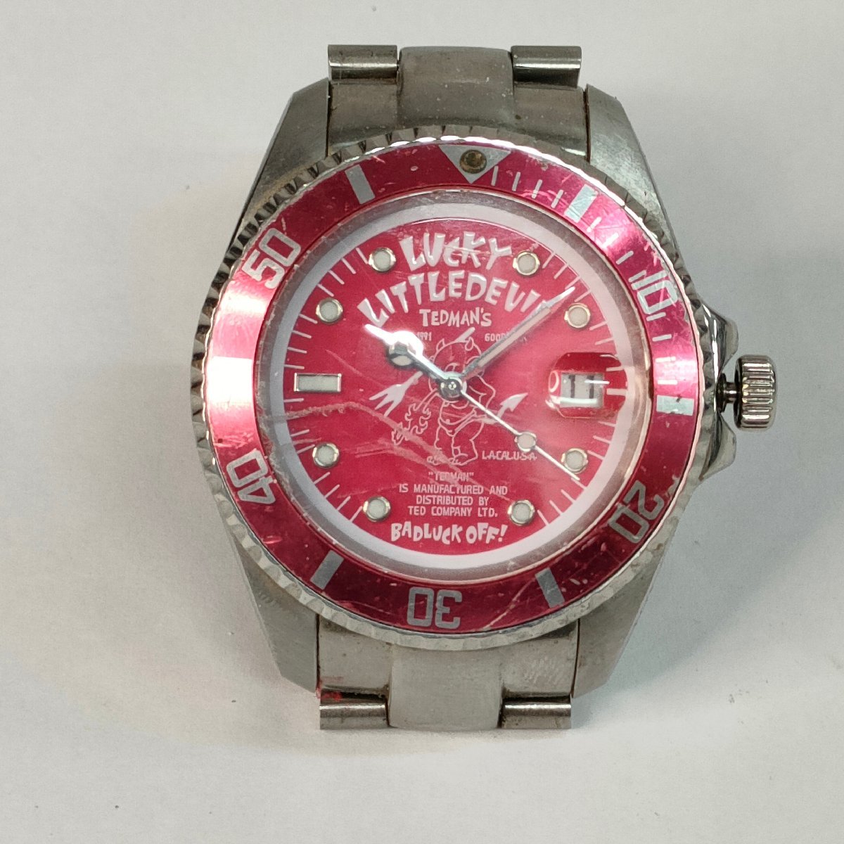 Σ希少品【TEDMAN'S テッドマン TEDDY'S WATCH テディーズウォッチ -1st- Ref No.300 限定100本 レア 機械式 自動巻】OK16687_画像1