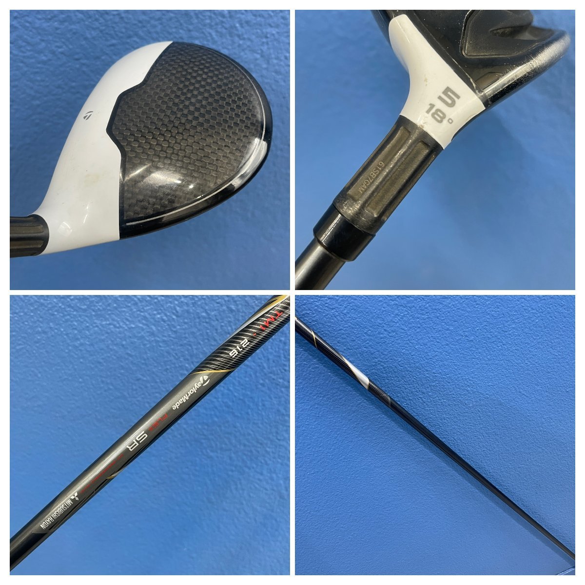 ω美品【TaylorMade テーラーメイド ゴルフクラブ ドライバーセット M2 ９.５° 3番WOOD 15° フェアウェイウッド 5番 18° 25°】KH11218_画像6