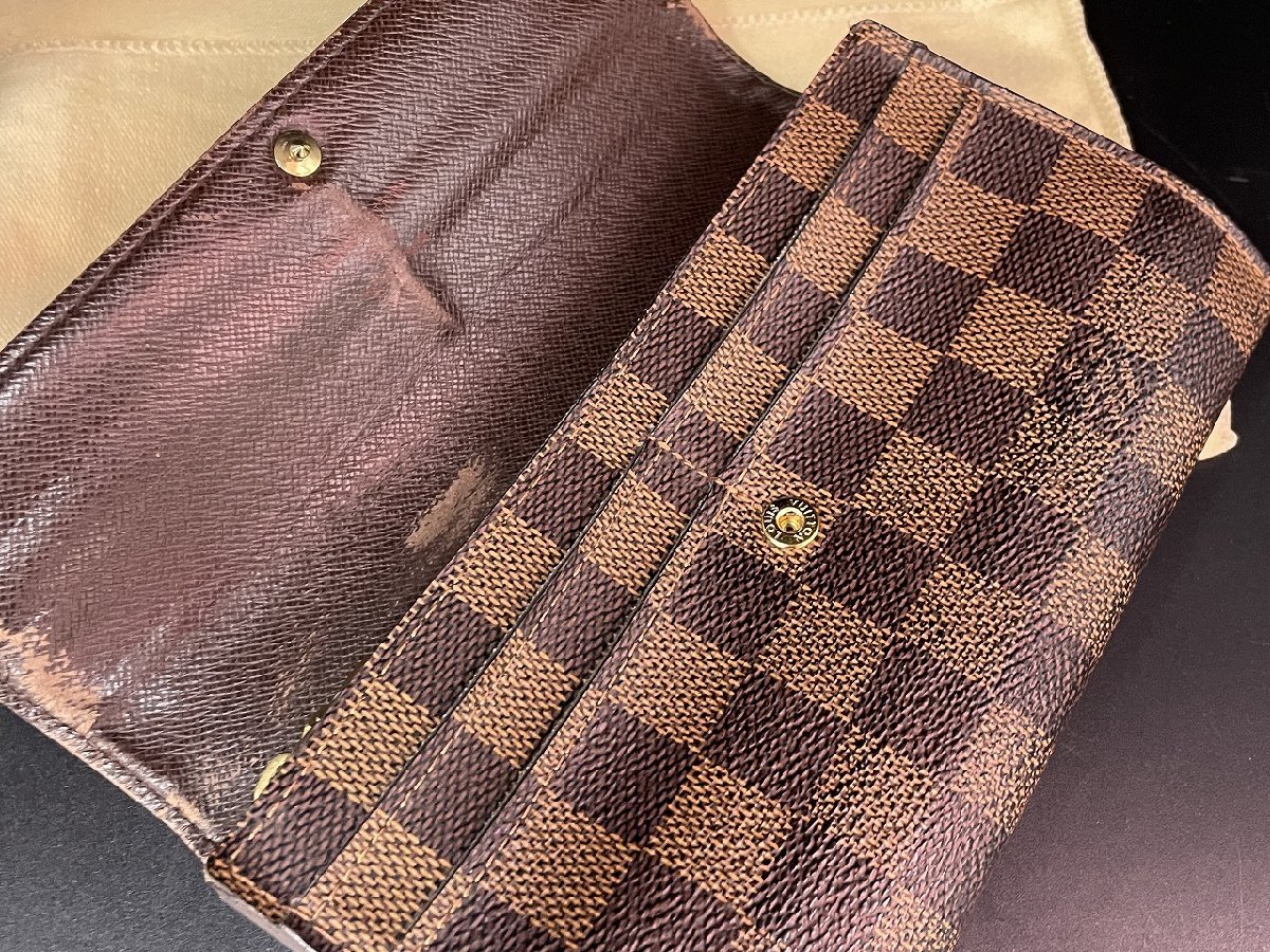 〓 【Louis Vuitton ルイヴィトン ダミエ 長財布 ティファニー 小皿 ボウル 箱付き ブランドおまとめセット】HO9182 9367_画像3