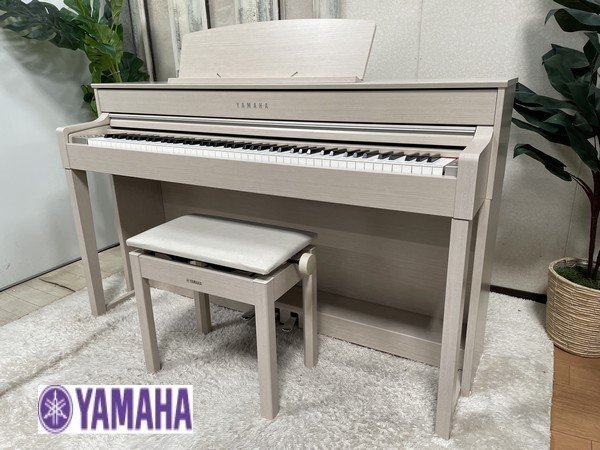 §綺麗【 ヤマハ / YAMAHA 電子ピアノ クラビノーバ Clavinova CLP-545WA ホワイトアッシュ調 象牙調仕上げ】P02216_画像1