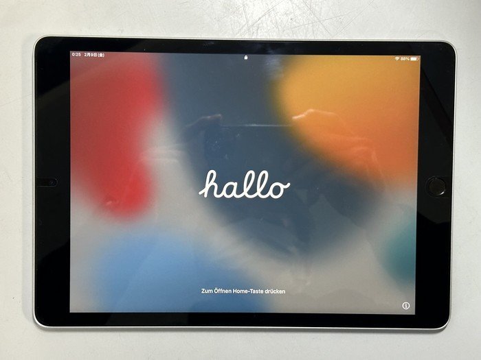 #綺麗【Apple アップル iPad A2602 Retina 10.2インチ Wi-Fi 64GB 第9世代 SILVER 初期化済み タブレット 本体】P02070_画像3