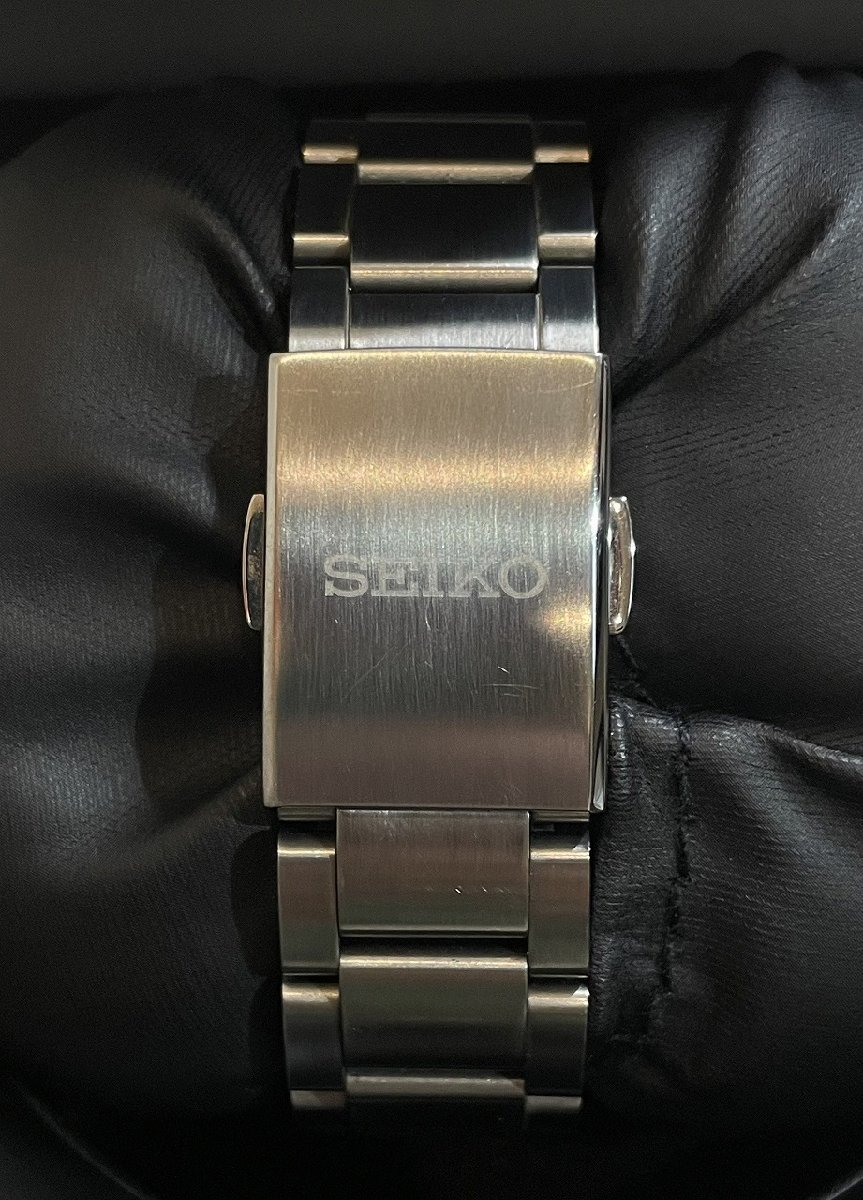 ★超綺麗！【SEIKO セイコー アストロン デュアルタイム SBXC021 ブラック 5X53 ステンレススチール ソーラー充電 デイデイト】NA00698_画像8