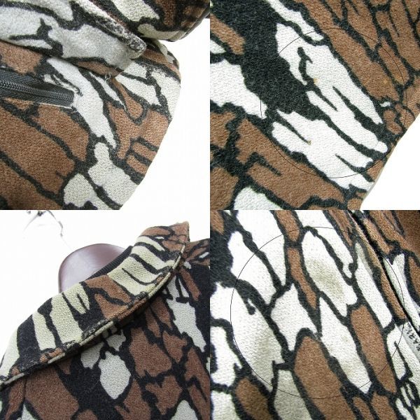 USA製 サイズ ? Cabla's Trebark Camo ウール ジャケット 中綿 ブルゾン 迷彩 マルチカラー カベラス 古着 ビンテージ 3F0606の画像7