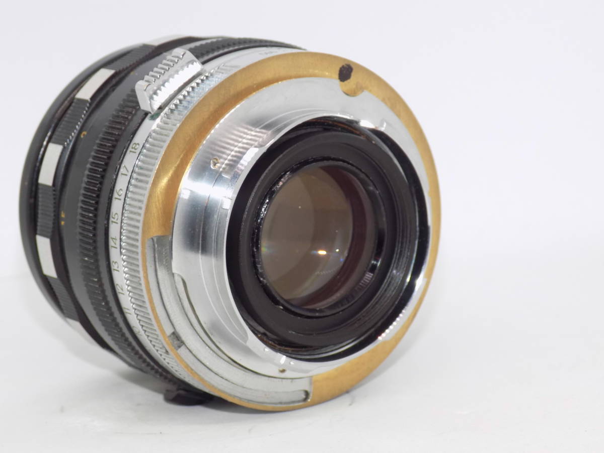 Prominar 50mm f1.4　Mマウント加工　距離連動化　KOWA　プロミナー　_距離連動環　取付済