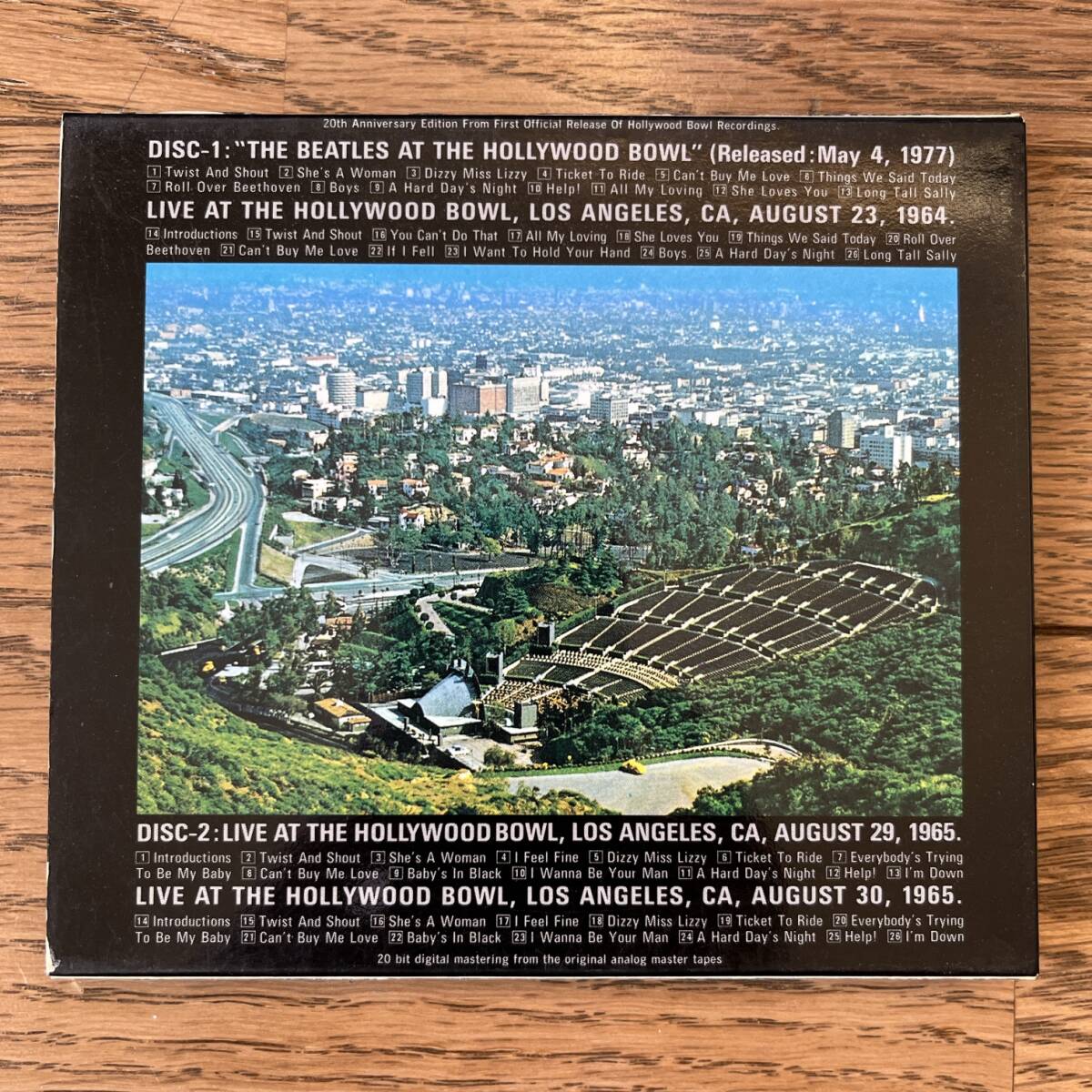 ブートCD The Beatles At The Hollywood Bowl ] Limited Edition Gold CD ビートルズ_画像2