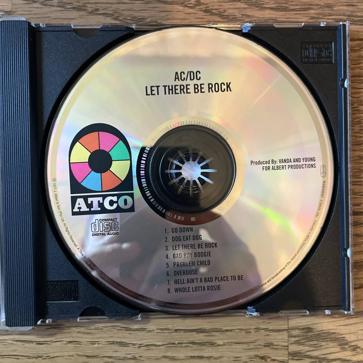 ドイツ盤　CD リマスター　AC/DC Let There Be Rock　7567-92445-2_画像4