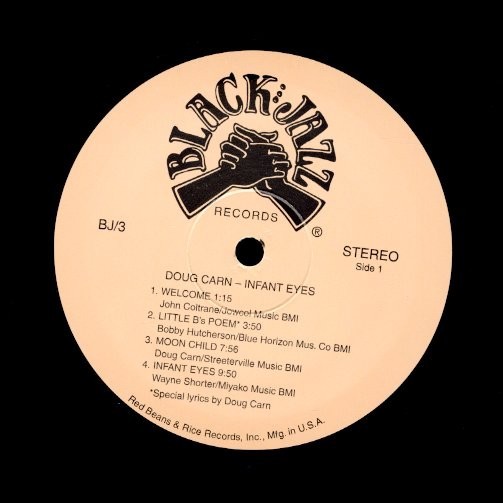 97年 USプレスLP！Doug Carn / Infant Eyes【Black Jazz / BJ/3】ダグ・カーン John Coltrane , Wayne Shorter , McCoy Tyner カヴァー_画像3