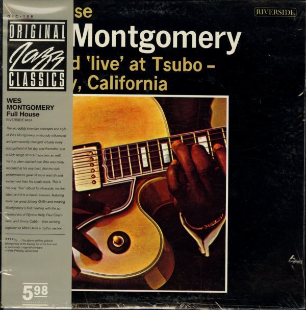シュリンク付き！US盤LP！Wes Montgomery / Full House【Original Jazz Classics / OJC-106】ウェス・モンゴメリー Johnny Griffin Jazz_画像1