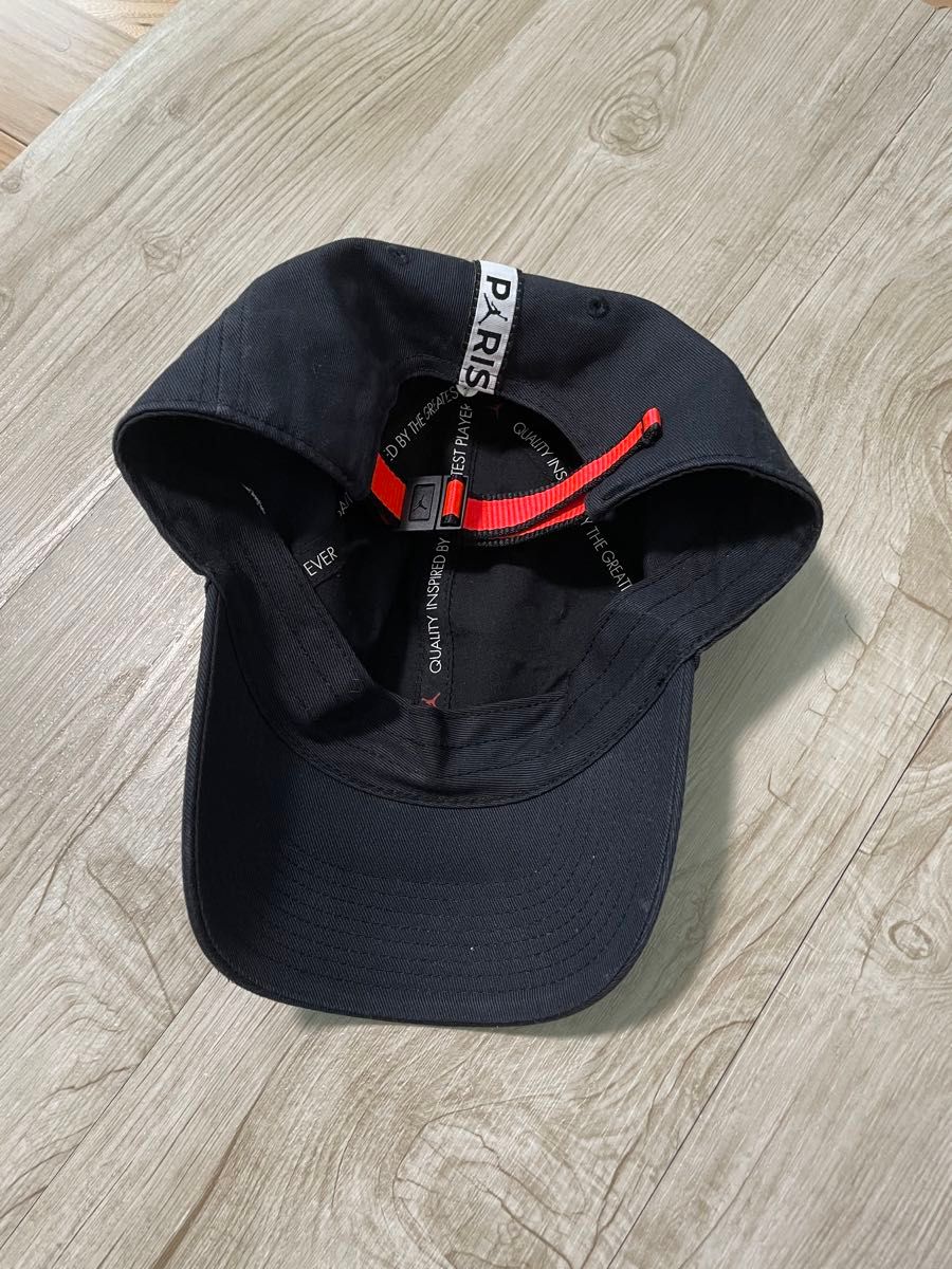 PSG パリ・サンジェルマン ジョーダン パネルキャップ 黒 CAP JORDAN 帽子 黒 ブラック