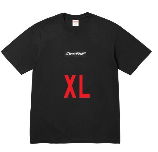 新品 24ss Supreme Futura Box Logo Tee Black XL シュプリーム フューチュラ ボックス ロゴ Tシャツ ブラック 黒_画像1