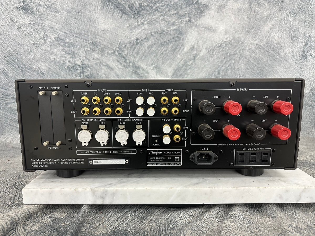 □t2065　中古★Accuphase　E-406V　アキュフェーズ　プリメインアンプ　本体のみ_画像6