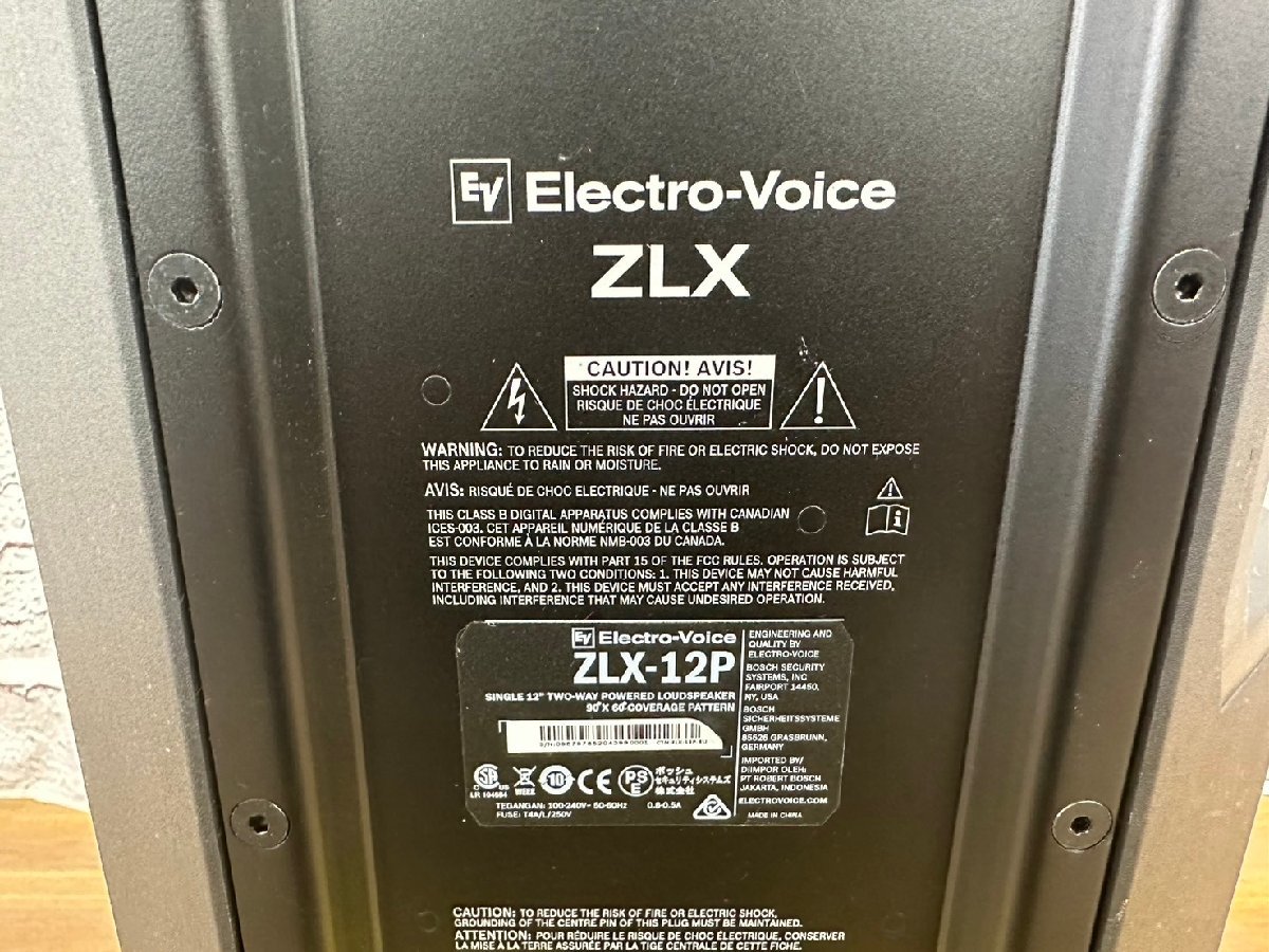 □t2170　中古★Electro-Voice　エレクトロボイス　ZLX-12P　シングルスピーカー_画像7