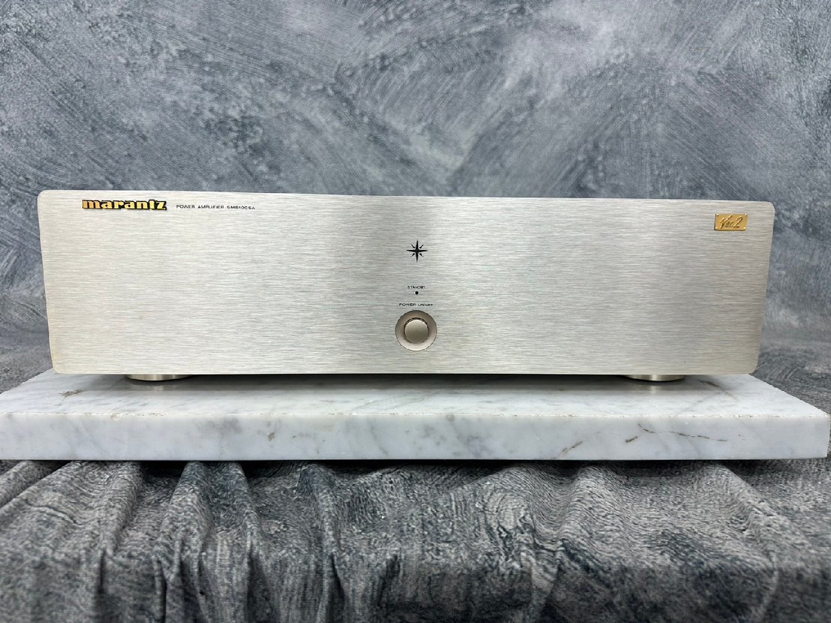 □t2284　中古★Marantz　SM6100SA 2F　マランツ　パワーアンプ　2204年製　本体のみ_画像3