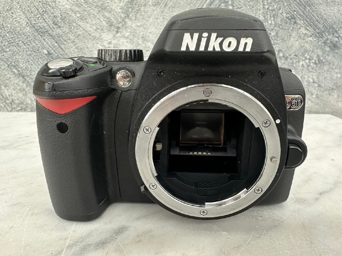 □t2374　ジャンク★Nikon　ニコン　D60 ダブルズームキット 18-55/55-200mm_画像2