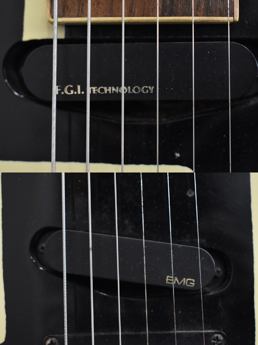 Σ1082 ジャンク FERNANDES LIMITED EDITION フェルナンデス エレキギター 布袋寅泰モデル F.G.I TECHNOLOGY EMG ピックアップ搭載_画像6