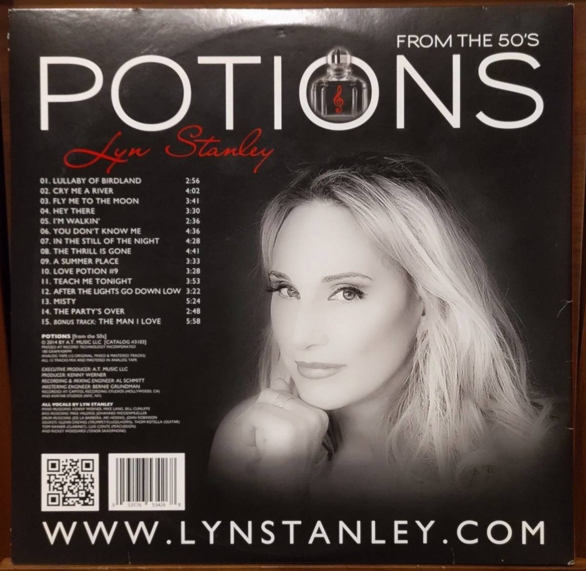 Lyn Stanley リン・スタンレー / POTIONS From The 50'S 180gr 45rpm 高音質重量盤 ２枚組_画像2