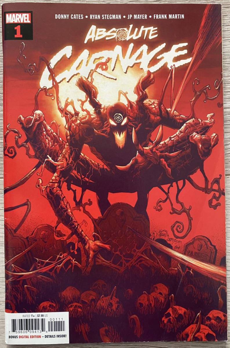 アメコミ Absolute carnage #1 スパイダーマン marvel マーベル リーフ ヴィンテージ ヴェノム venom ironman アイアンマン アベンジャーズ_画像1