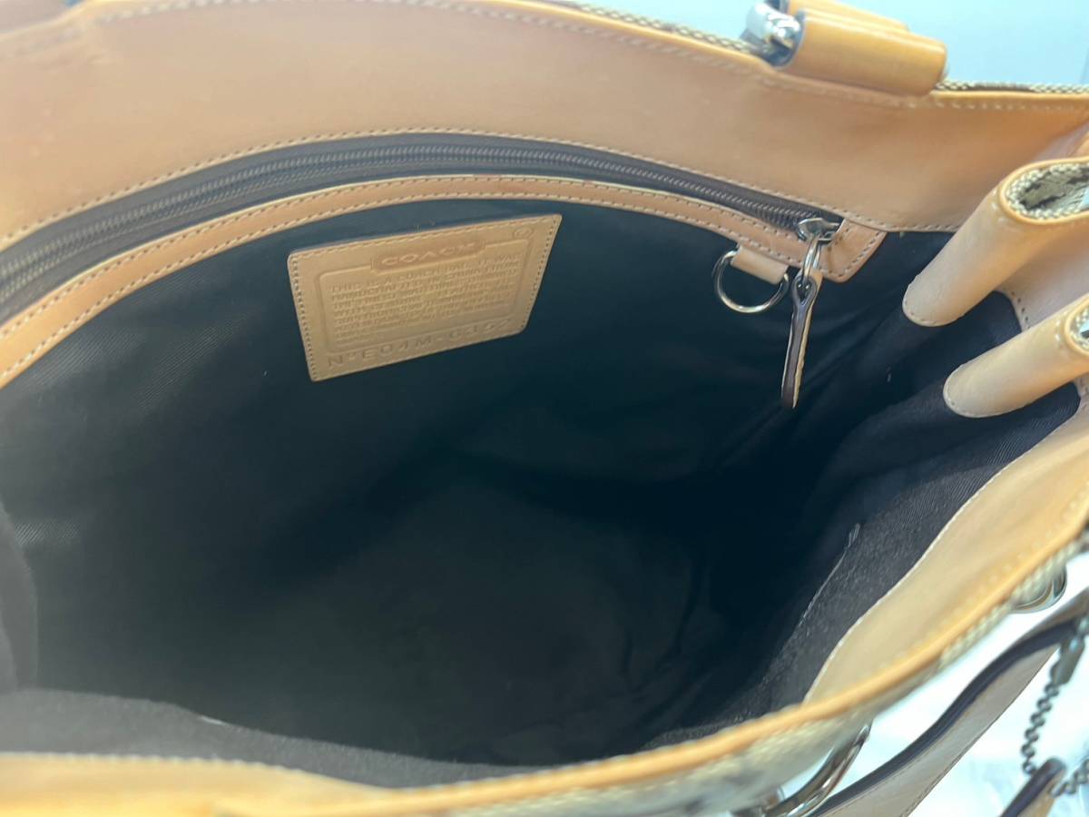 sk7029080/未使用品有り COACH コーチ バッグ 長財布 二つ折り財布 3点まとめて シグネチャー柄 レディースバッグ レディース財布_画像4