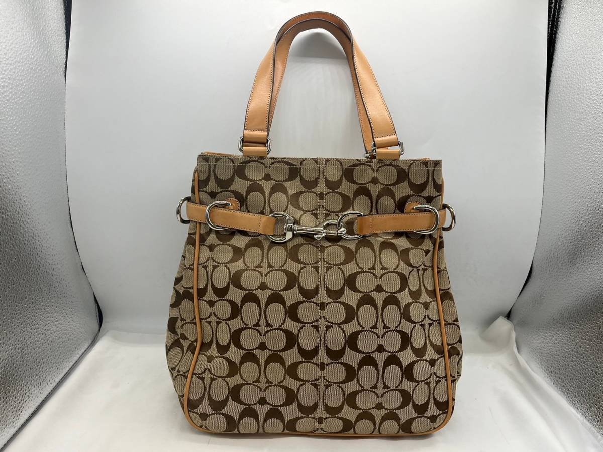 sk7029080/未使用品有り COACH コーチ バッグ 長財布 二つ折り財布 3点まとめて シグネチャー柄 レディースバッグ レディース財布_画像2