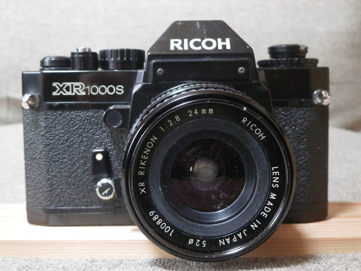 RICOH XR 1000S XR RIKENON 1:２．24mm レンズ付き　動作確認済み_画像1
