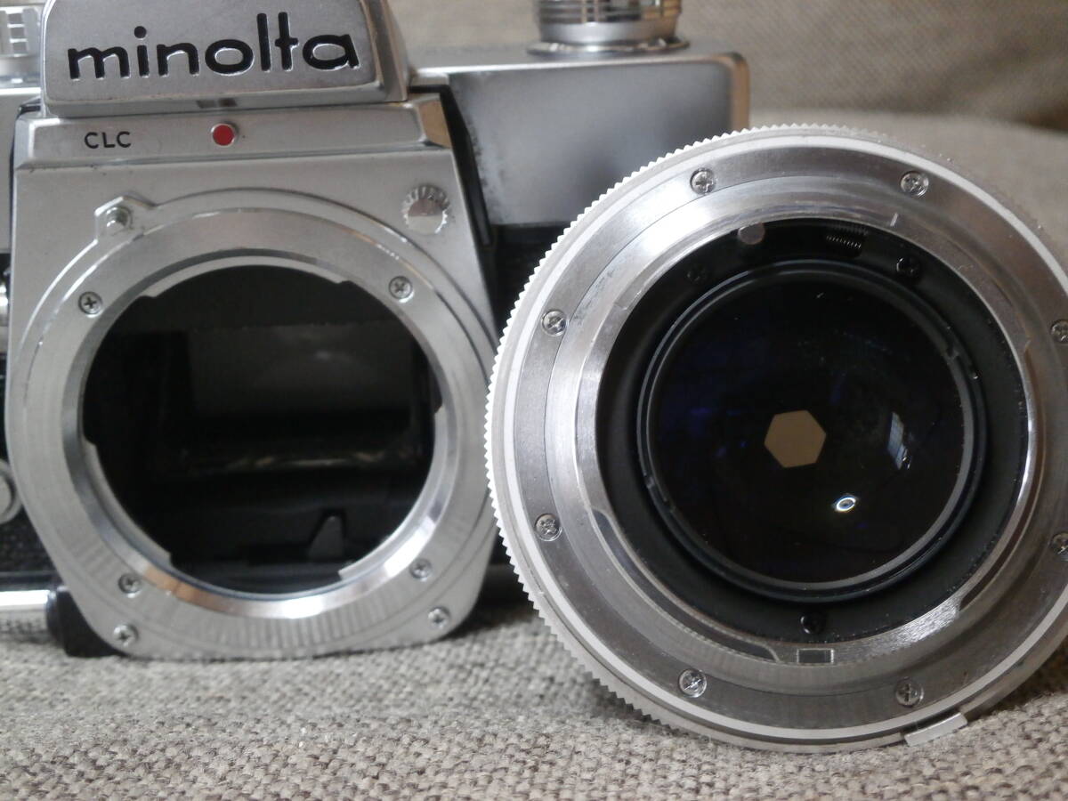 minolta SRT SUPER MC ROKKOR-PF 1:1.4 f=58mm レンズ付き　動作確認済み_画像8