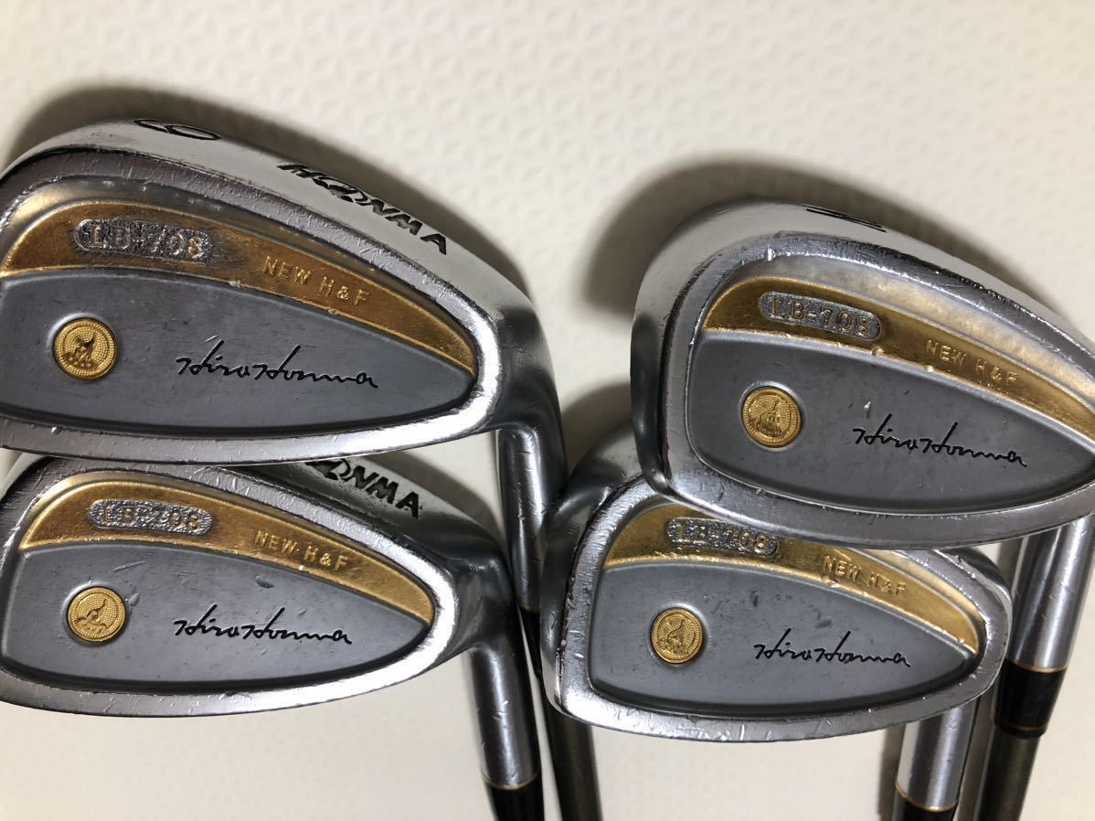ホンマ 希少 LB-708 K24 金モグラ 4星 GOLD 10本セット HONMA ホンマ 希少 LB-708 K24 金モグラ 4星 GOLD 10本セット HONMA