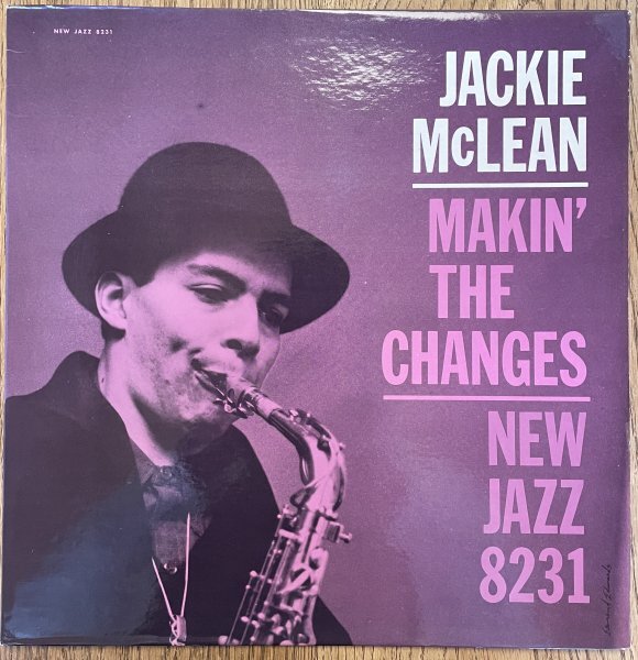 Orig. JACKIE McLEAN / Makin' The Changes / NEW JAZZ 8231 / RVG刻印 DG / MONO / Webster Young Curtis Fuller Mal Waldron_画像1