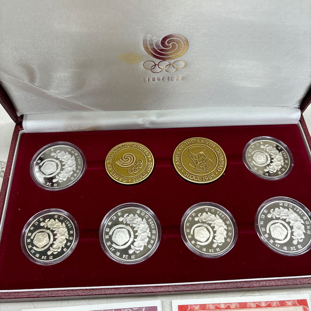 C2525【アンティーク】ソウルオリンピック1988年 記念コインの画像4