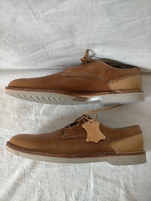 新品 ビッグサイズ Clarks HINTON FLY クラークス レザー プレーントゥ ドレスシューズ UK11 29cm ブラック ★ビジネスシューズ_画像3