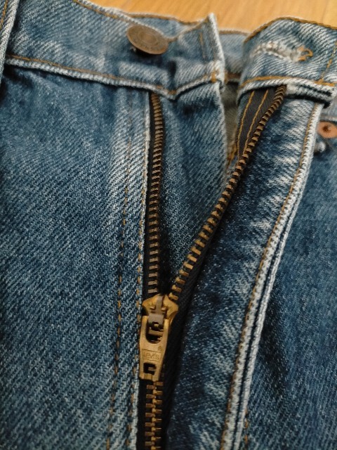 状態良好 90s USA製 ビンテージ 90年 Levi's505-0217 リーバイス505 デニムパンツ W32L34 ★501ジーンズアメカジ古着_画像6