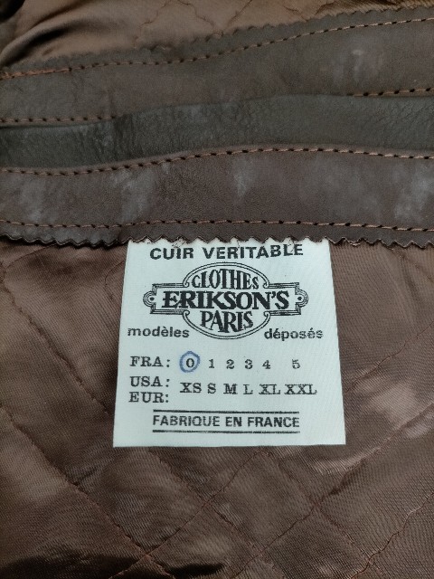 新品 デッドストック 90s ビンテージ フランス製 ERIKSON'S 新品 デッドストック 90s ビンテージ フランス製 ERIKSON'S
