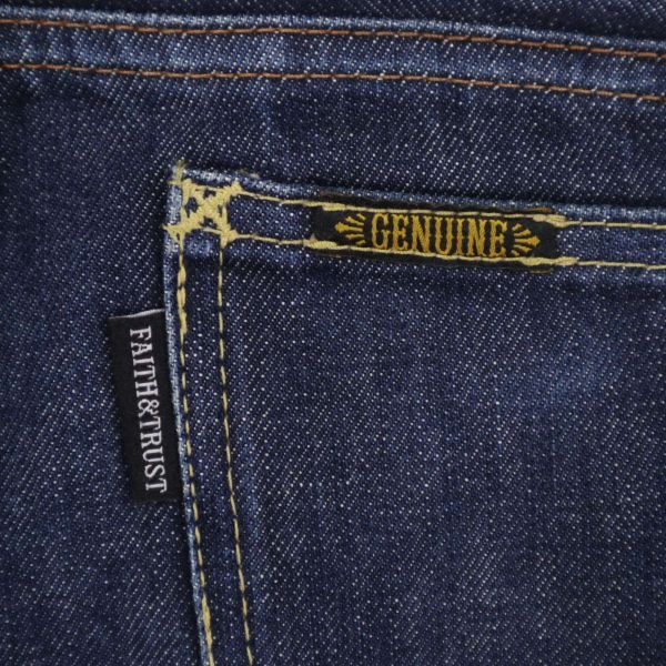 THE CRIMIE クライミー 米国製 CONE DENIM生地★ クラッシュ加工 赤耳 デニム パンツ ジーンズ Sz.34　メンズ 日本製　I4B00294_2#R_画像9