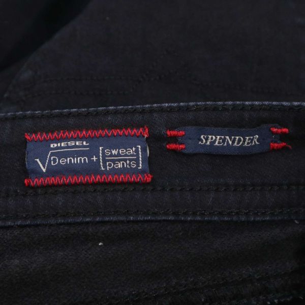 イタリア製★ DIESEL ディーゼル 【SPENDER-NE】 スキニー スウェット デニム パンツ ジョグ ジーンズ Sz.28　メンズ　I4B00282_2#R_画像8