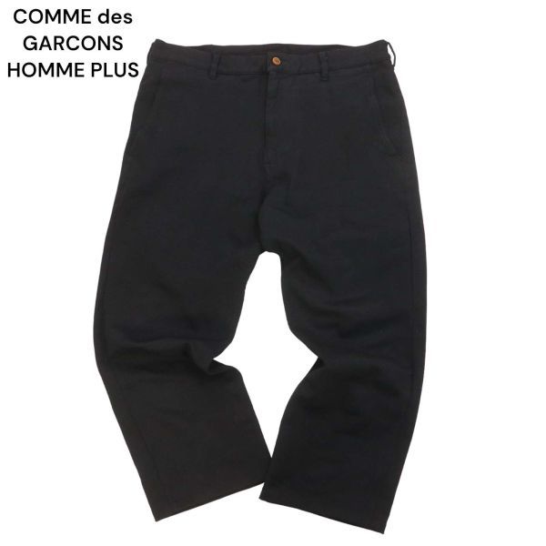 AD2004★ COMME des GARCONS HOMME PLUS コムデギャルソン オム プリュス 通年 ポリ縮絨 パンツ Sz.S　メンズ 黒　I4B00317_2#R_画像1