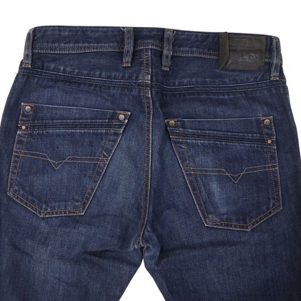 DIESEL ディーゼル 【KRAYVER 0823K】 USED加工★ スリム キャロット デニム パンツ ジーンズ Sz.28 メンズ I4B00351_2#Rの画像6