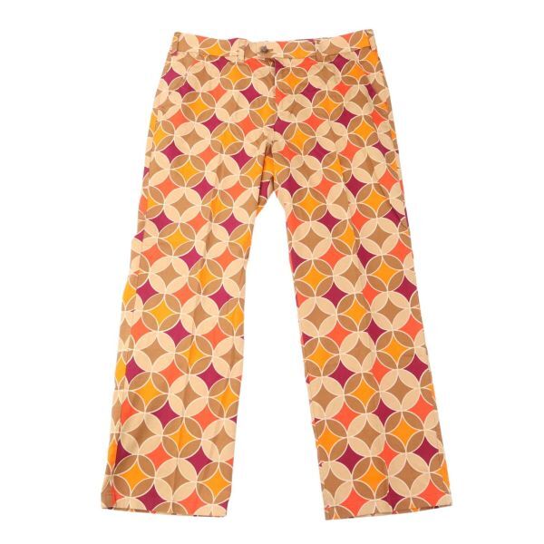 LOUDMOUTH ラウドマウス 通年 総柄デザイン★ ストレッチ スラックス パンツ Sz.36　メンズ ゴルフ 大きいサイズ　I4B00386_2#R_画像2