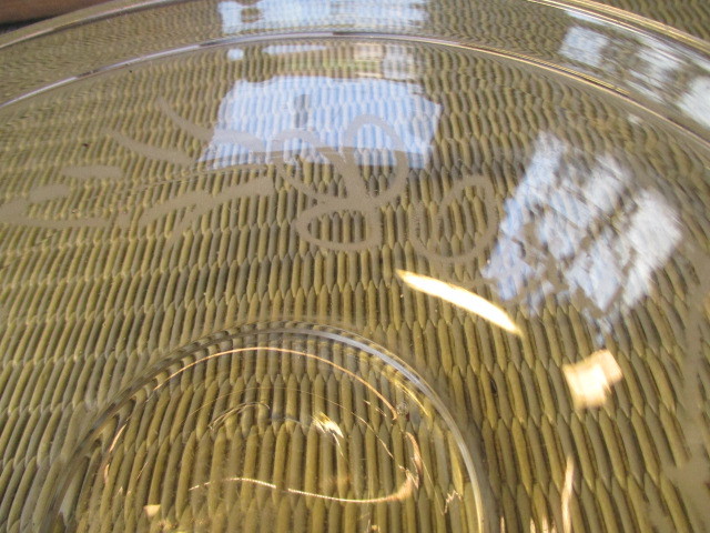 《和》　アンティークガラス鉢　2点セット　明治期　小鉢　深鉢　カットガラス・白線_画像8