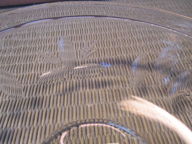 《和》　アンティークガラス鉢　2点セット　明治期　小鉢　深鉢　カットガラス・白線_画像9