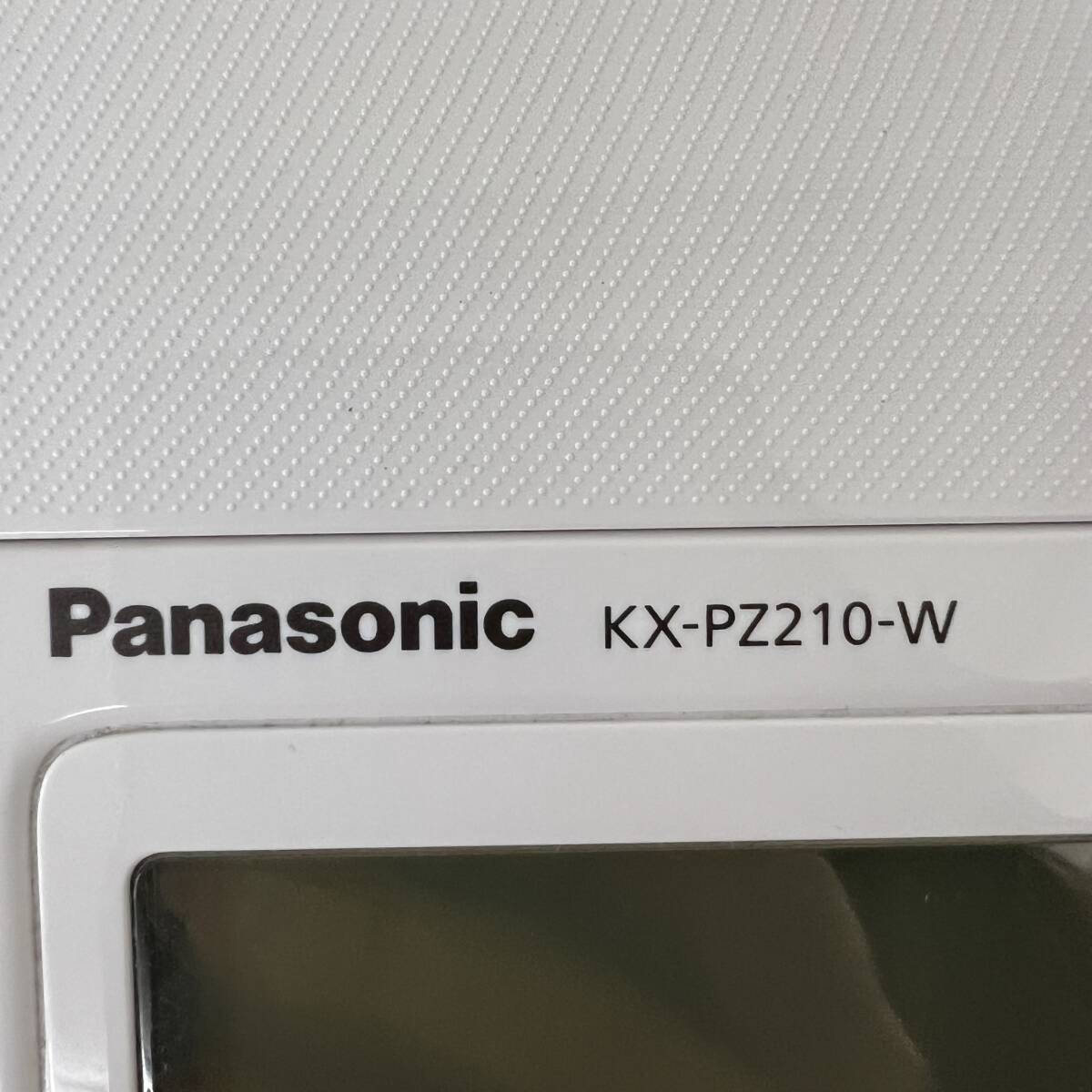 1000円スタート【美品】Panasonic パナソニック 親機 子機 電話 KX-PZ210-W KX-FKD404-W1 家電 ホワイト パーソナルファクス 保証書付き_画像6