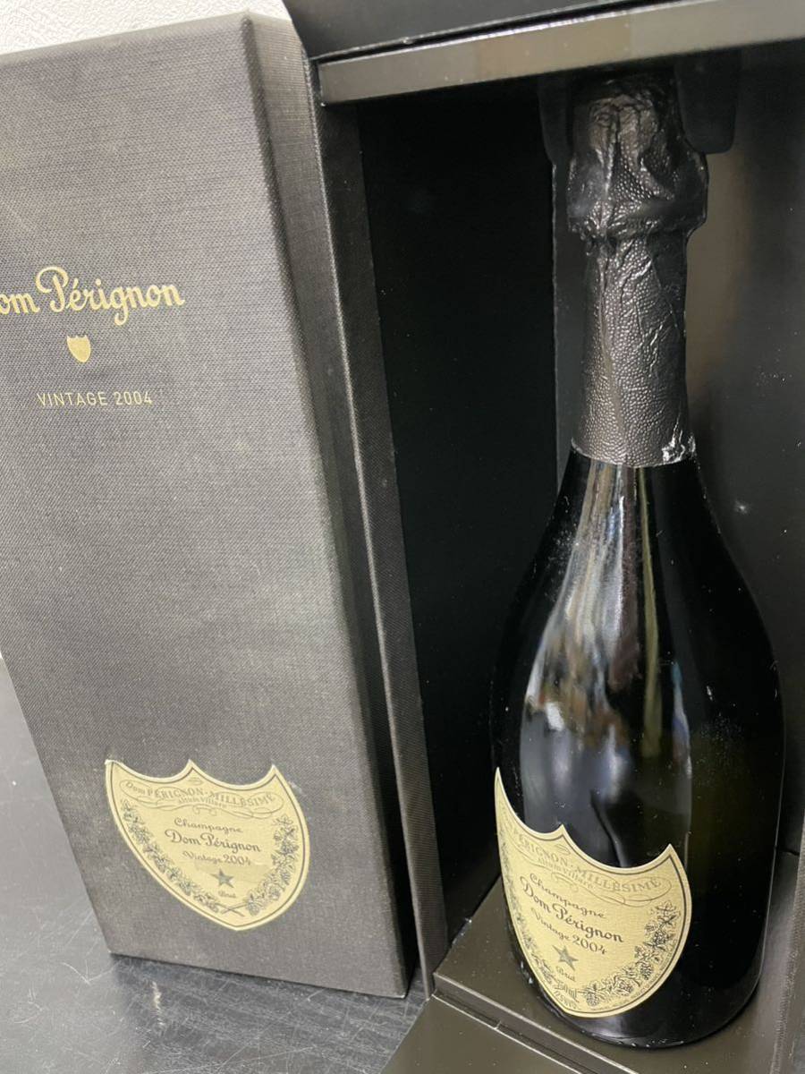 wb#62 ドンペリニヨンヴィンテージ 2004 シャンパン Dom Perignon ドンペリ 世界最高峰のワイン 未開栓 ボトル 箱_画像1