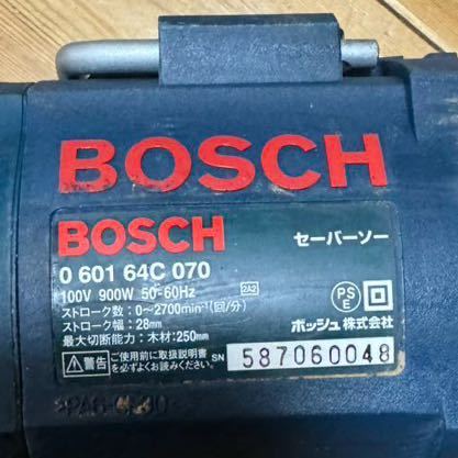 BOSCH ボッシュ セーバーソー GSA900電動工具 100V 900w 50-60Hz _画像6